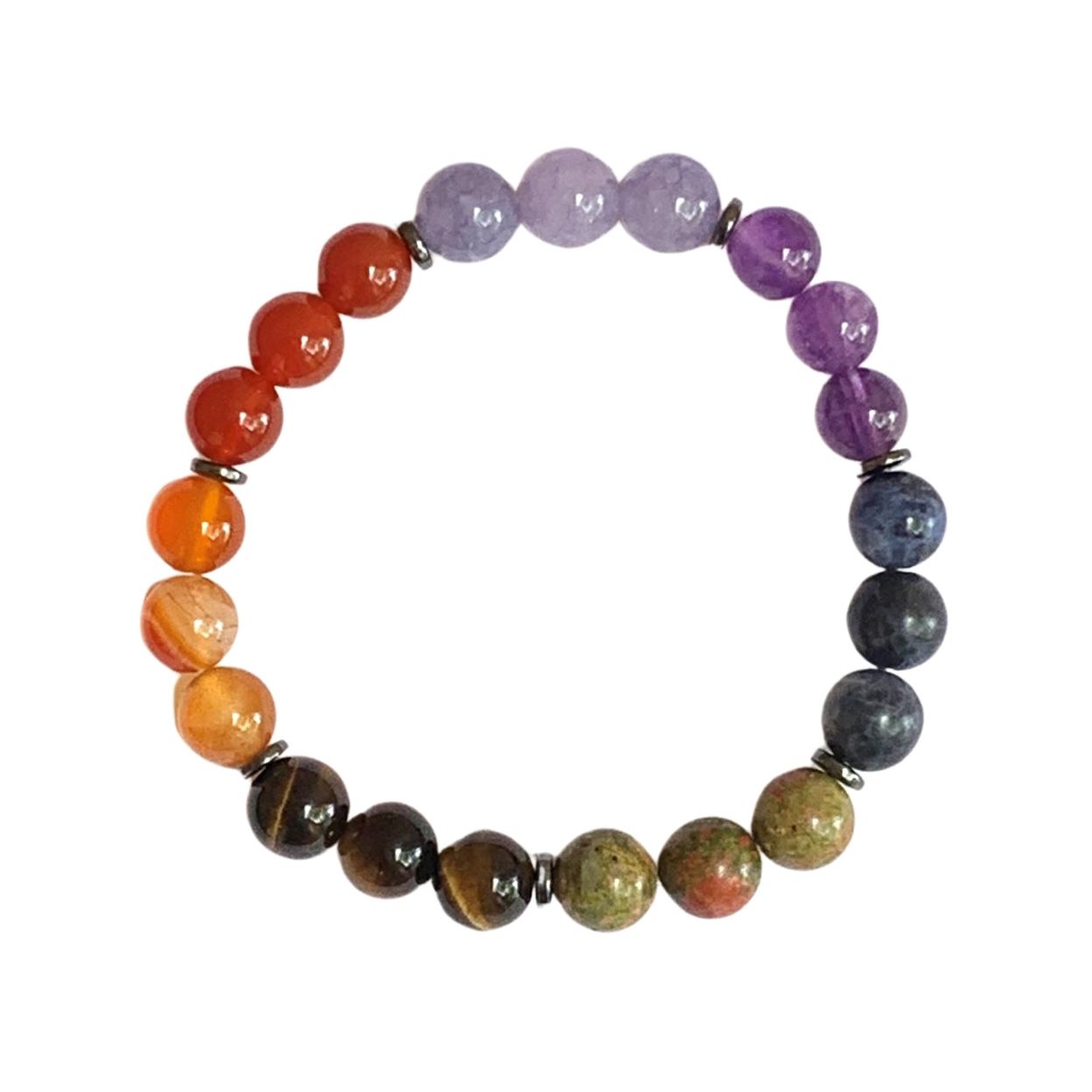 Chakra Stones Bracelet Healing Crystals