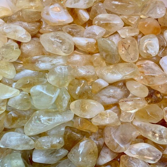 Crystal Advent Calendar Wellness Citrine Tumbled Stones