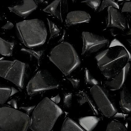 Crystal Advent Calendar Jet Tumbled Stones