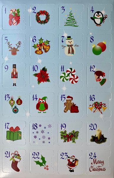 Crystal Advent Calendar Zen Box Blue