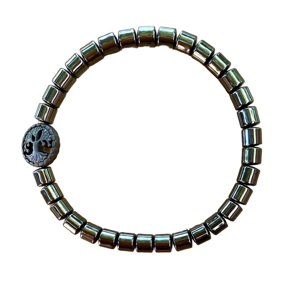 Healing Crystal Bracelets Drum Shaped Beads