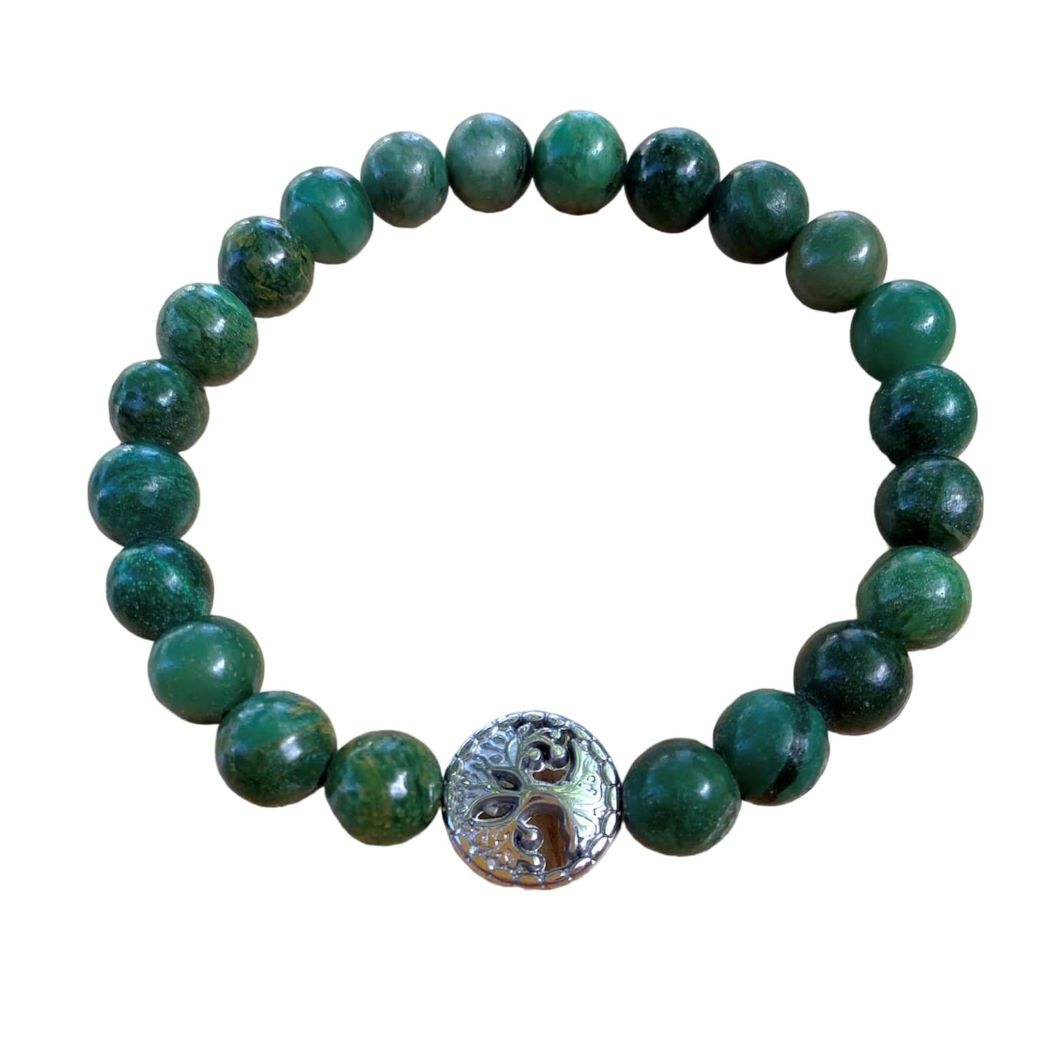 Healing Crystal Bracelets Nephrite Jade 8mm