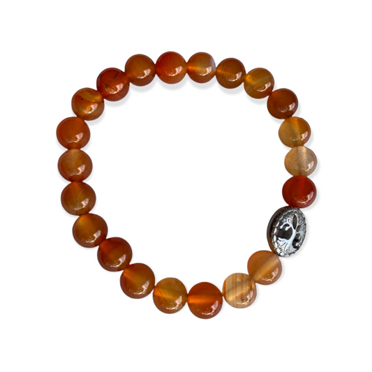 Healing Crystal Bracelets Orange Carnelian