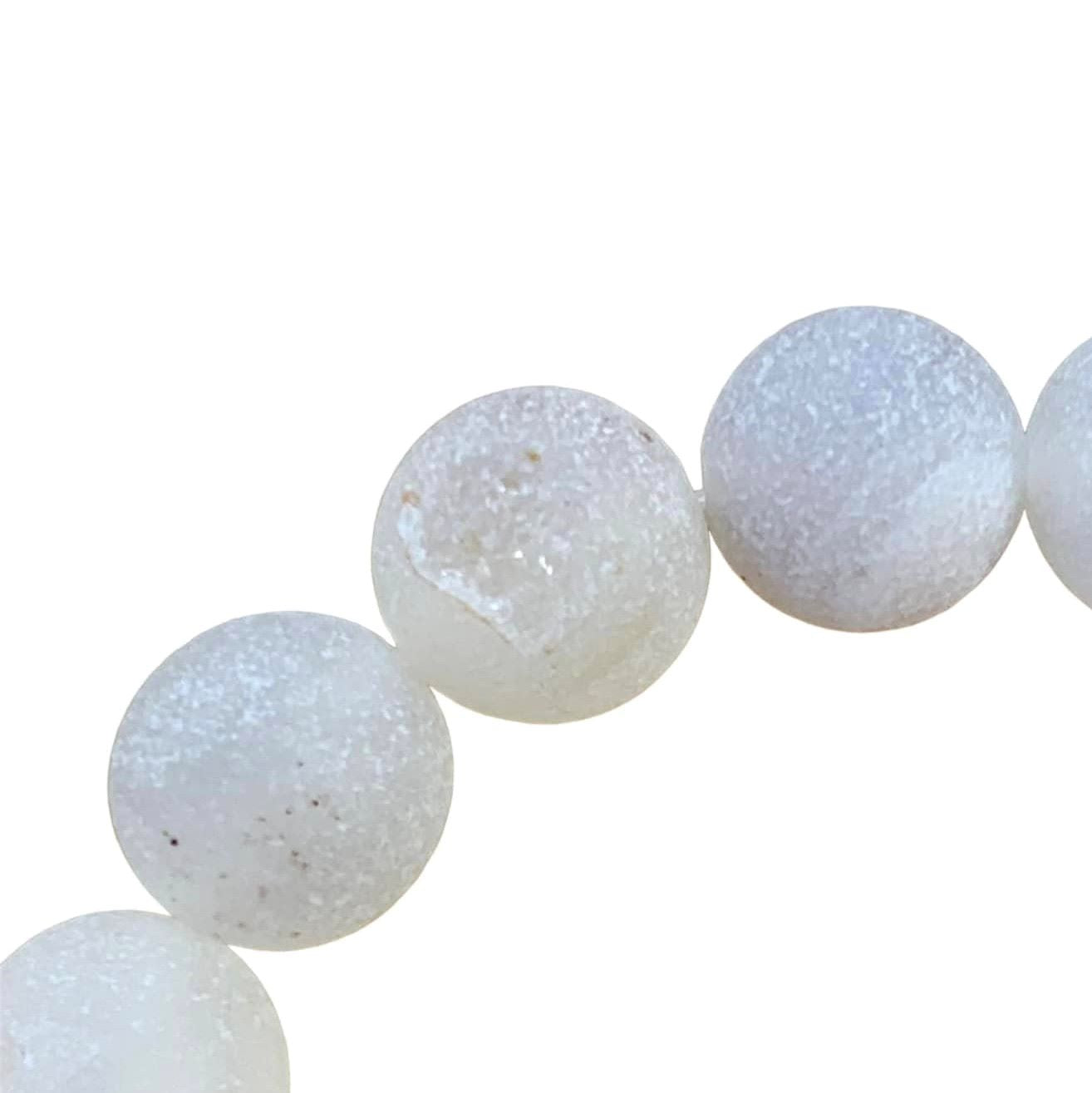 healing crystal bracelets druzy close up