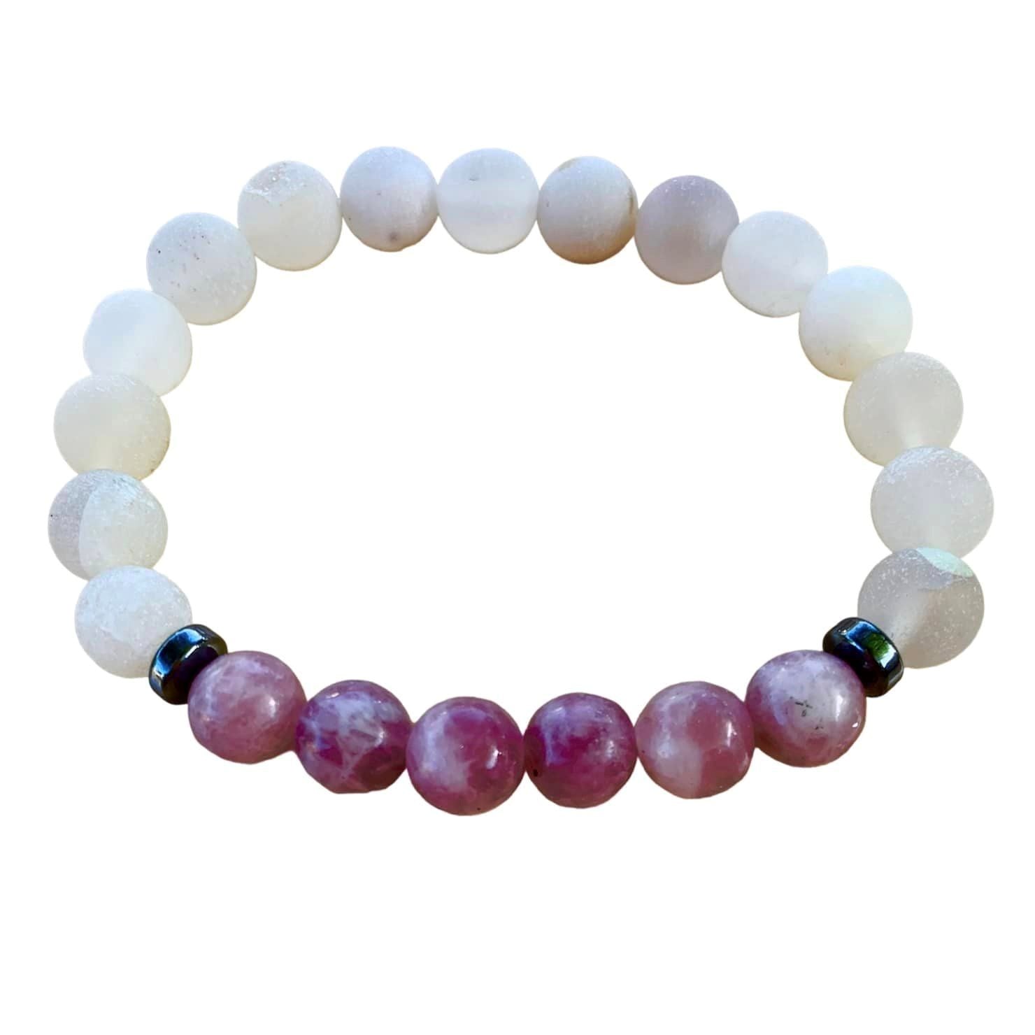Healing Crystal Bracelets Phoenix Rising Lepidolite
