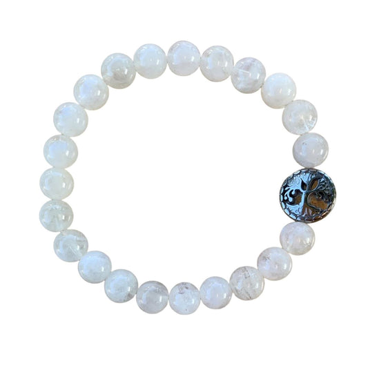 Healing Crystal Bracelets Rainbow Moonstone 8 mm