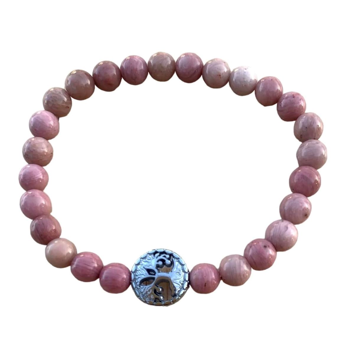 Healing Crystal Bracelets Rhodonite 6mm Round