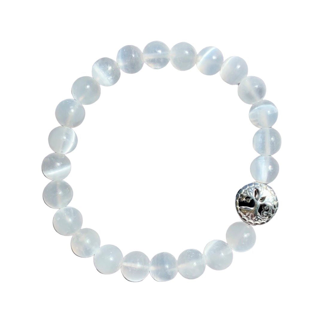Healing Crystal Bracelets Selenite 8 mm