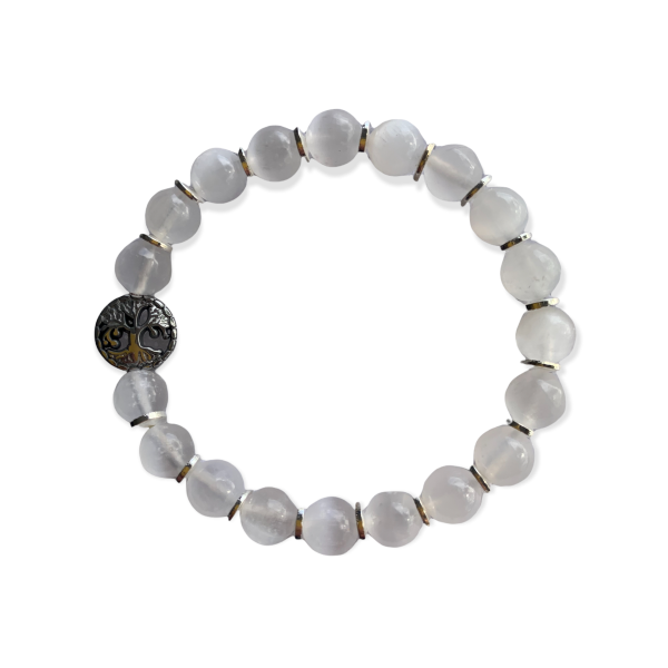 Healing Crystal Bracelets Selenite with Spacers