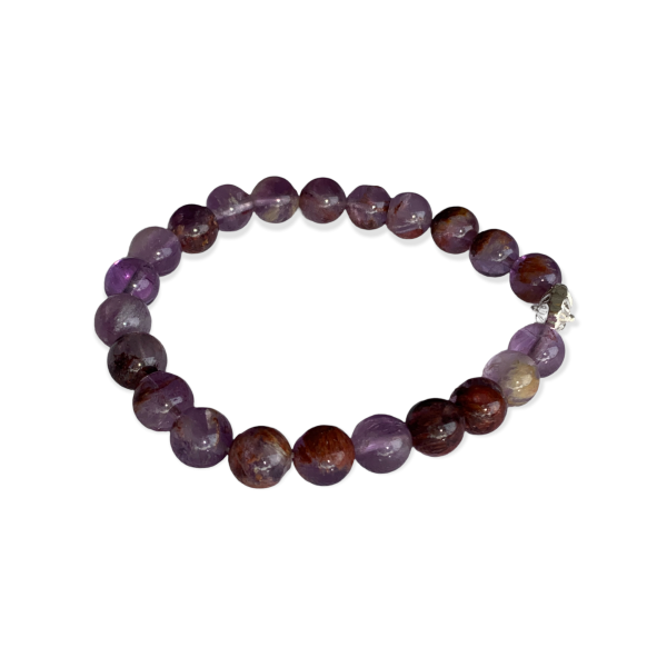Healing Crystal Bracelets Super Seven 8 mm Round Beads