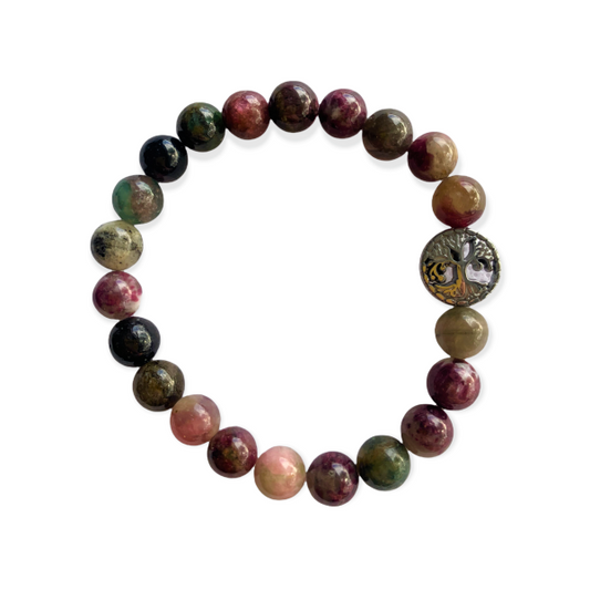 Healing Crystal Bracelets Watermelon Tourmaline 8 mm
