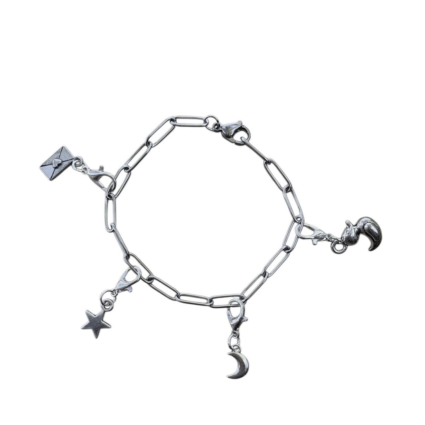 Paperclip Chain Stainless Steel Bracelet
