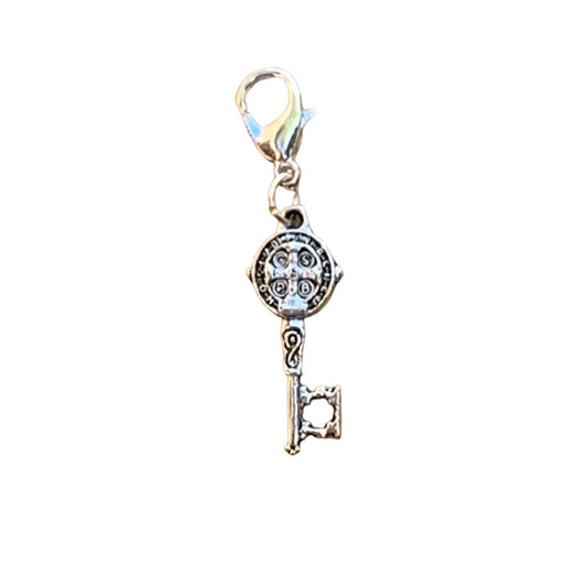 Spiritual Charms - St. Benedict Key Charm