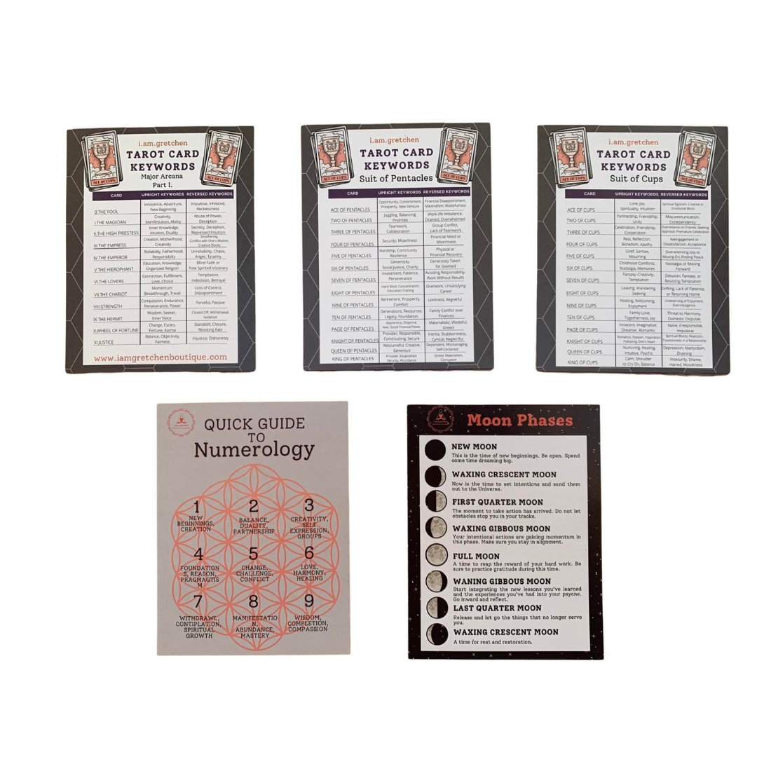 Manifestation Methods Info Cards Pack