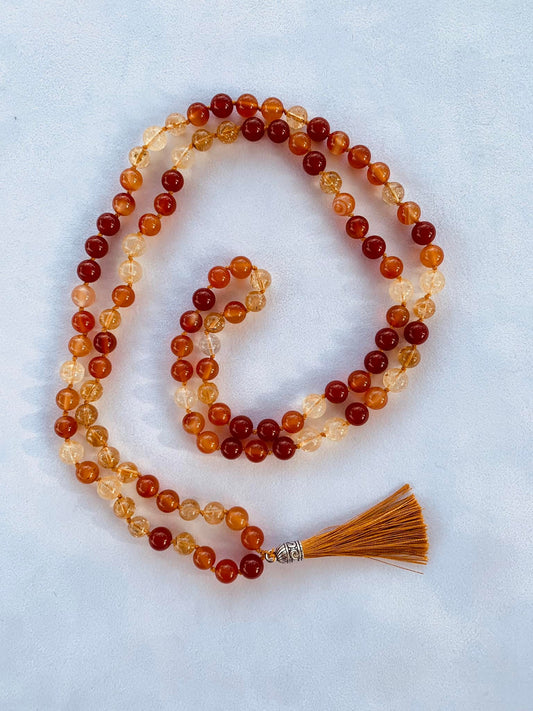 Feronia Mala - Fire and Chaos - Citrine, Red Carnelian, Orange Carnelian