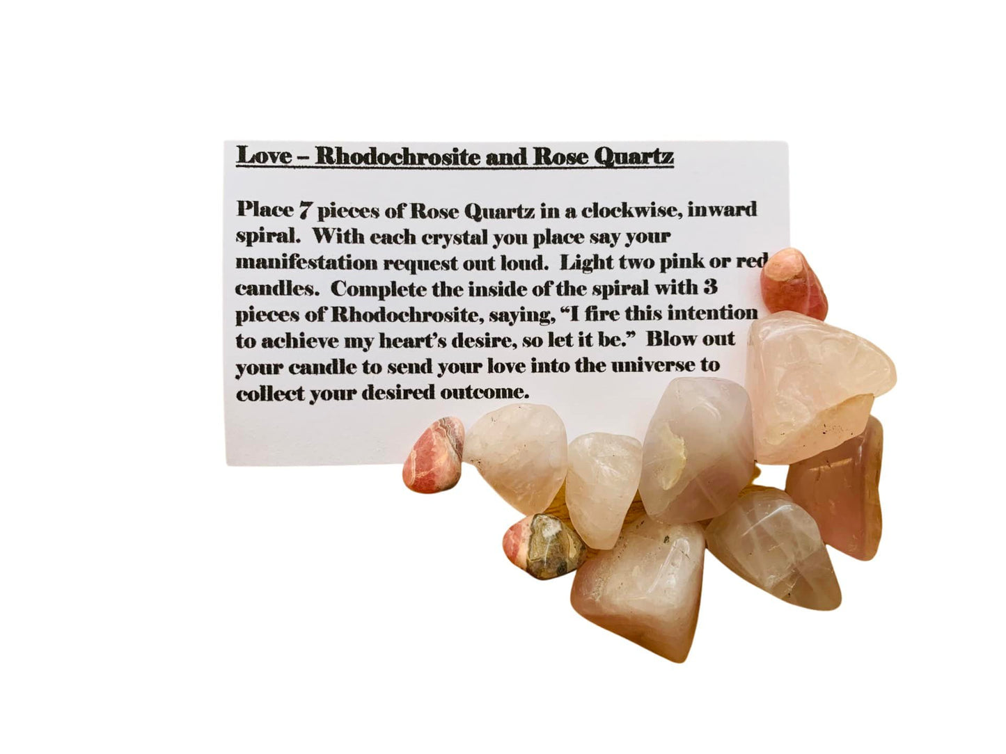Love: Rose Quartz Rhodochrosite