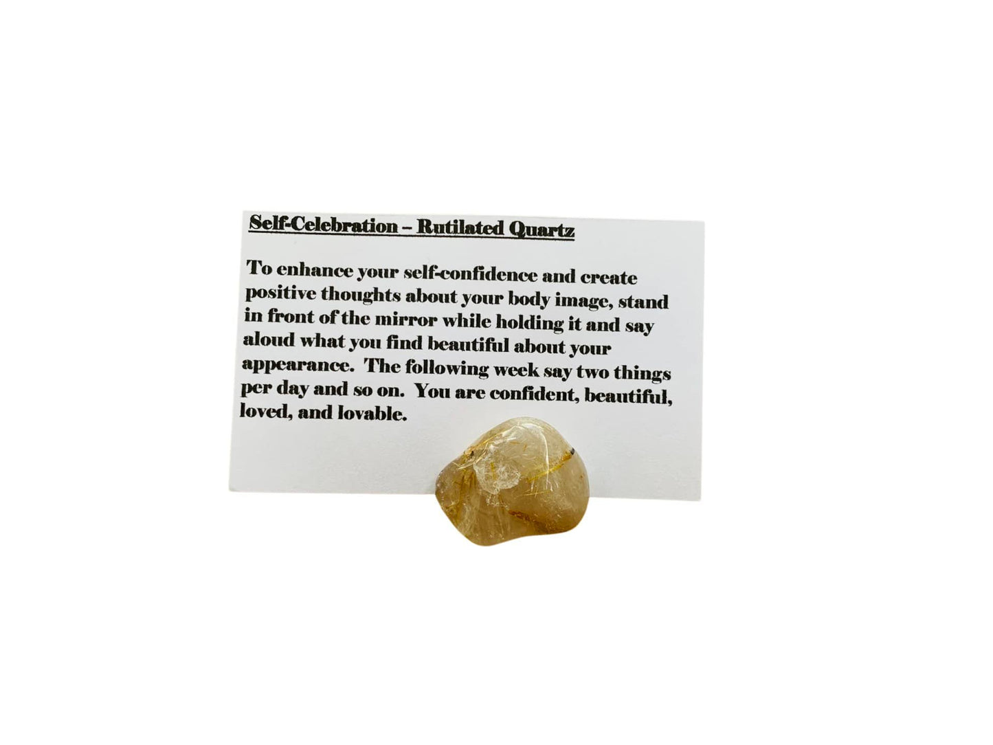 Self-Celebration: Rutilated Quartz