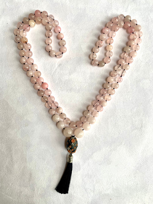 Eleos Mala - Sensitivity - Rose Quartz