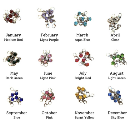 Birthstone Rhinestone Charms