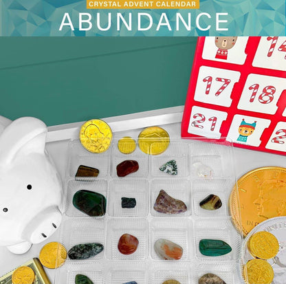 Crystal Advent Calendar Abundance Pic with Props