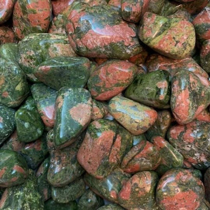 Crystal Advent Calendar Abundance Unakite Tumbled Stones