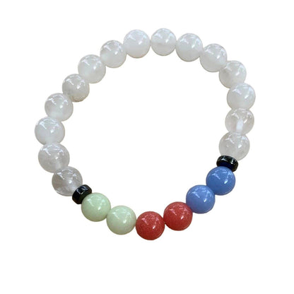 Healing Crystal Bracelets Aragonite Trio of Colors 8mm