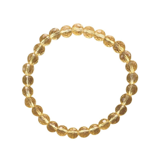 Dainty Citrine Stackable Bracelet