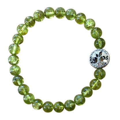 Healing Crystal Bracelets Peridot 7 mm