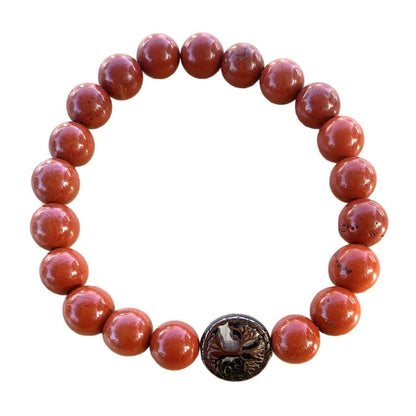 Healing Crystal Bracelets Red Jasper 8mm