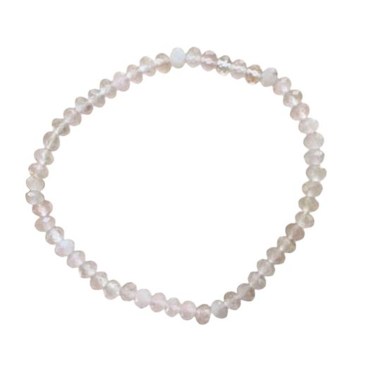 Miminalist Stackable Crystal Bracelet Rose Quartz