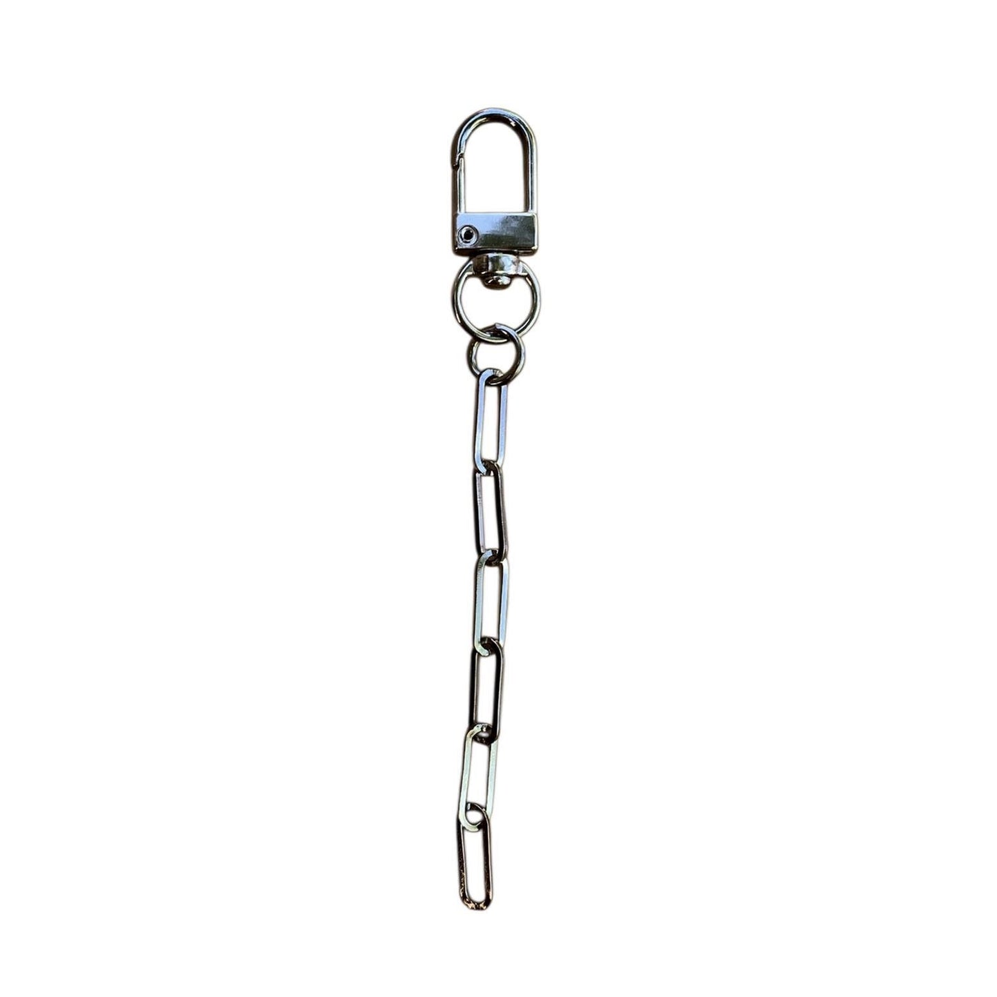 Paperclip Chain Stainless Steel Keychain