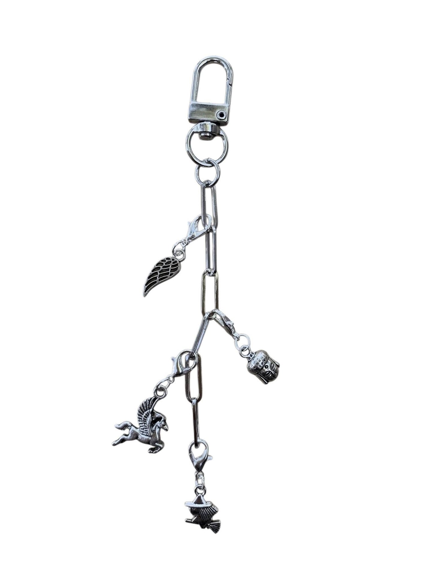 Paperclip Chain Stainless Steel Keychain