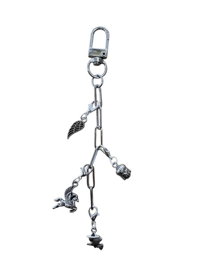 Paperclip Chain Stainless Steel Keychain