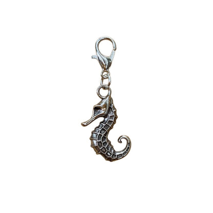 Sea Horse Charm symbolizing patience, balance, and gentle strength, for metaphysical necklaces and healing crystal bracelets.