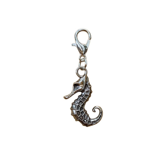 Sea Horse Charm symbolizing patience, balance, and gentle strength, for metaphysical necklaces and healing crystal bracelets.