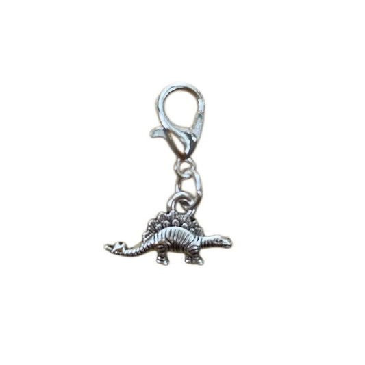 Dinosaur Animal Guide Charm symbolizing resilience, transformation, and ancient wisdom, for metaphysical necklaces and grounding crystal bracelets.