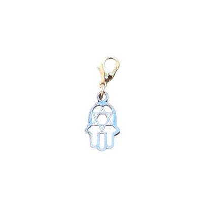 Spiritual Charms - Hamsa Star of David Charm