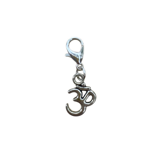 Ohm Symbol Charm – minimalist Om design for yoga necklaces and crystal bracelets