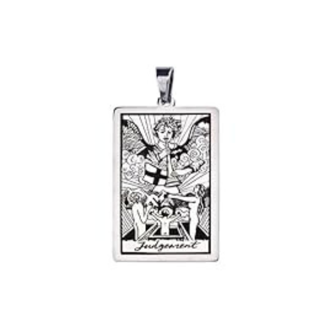 Tarot Card Necklaces - Silver Colored HD