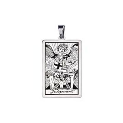 Tarot Card Necklaces - Silver Colored HD