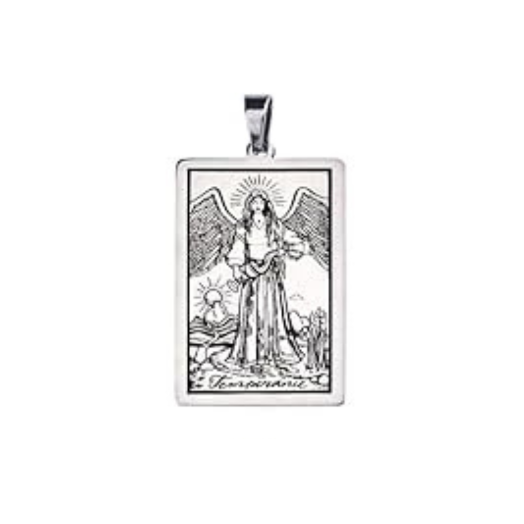 Tarot Card Necklaces - Silver Colored HD