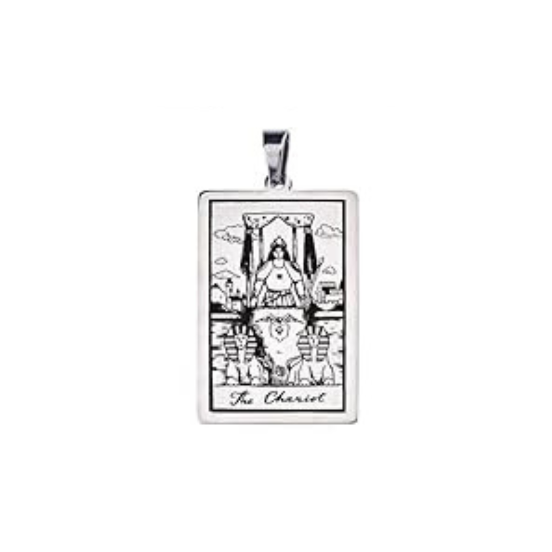 Tarot Card Necklaces - Silver Colored HD