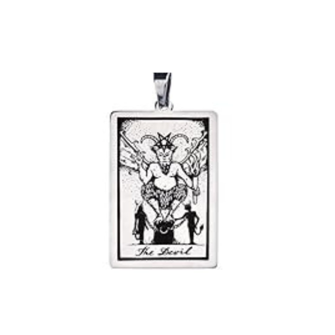 Tarot Card Necklaces - Silver Colored HD