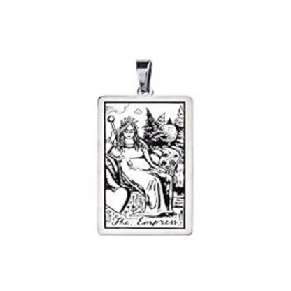 Tarot Card Necklaces - Silver Colored HD