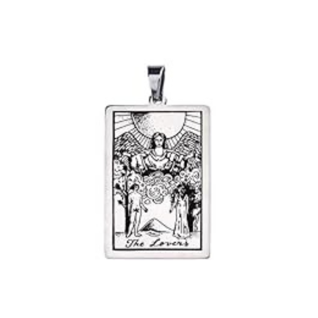 Tarot Card Necklaces - Silver Colored HD