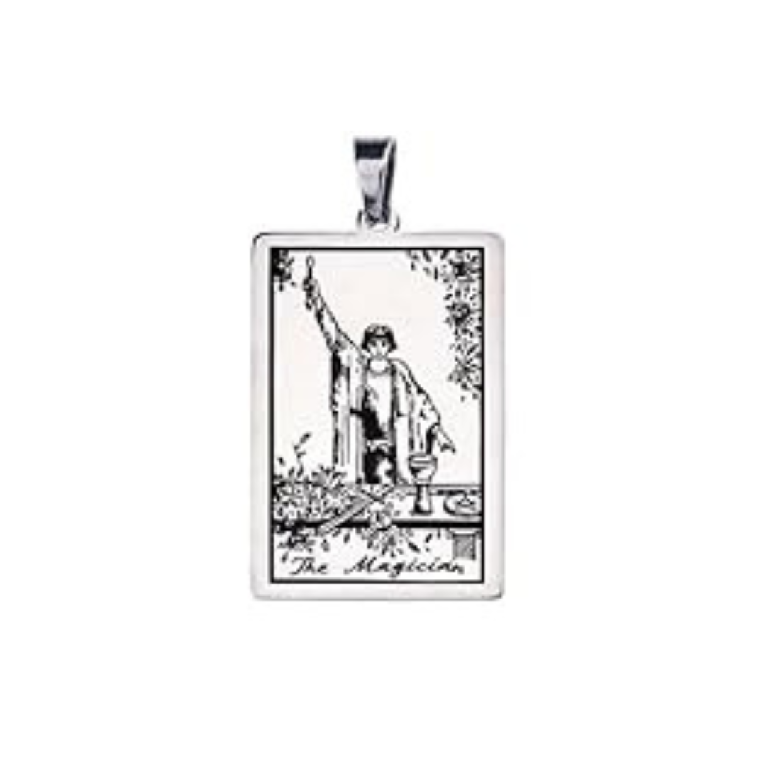 Tarot Card Necklaces - Silver Colored HD