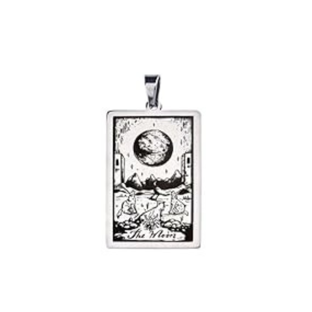 Tarot Card Necklaces - Silver Colored HD