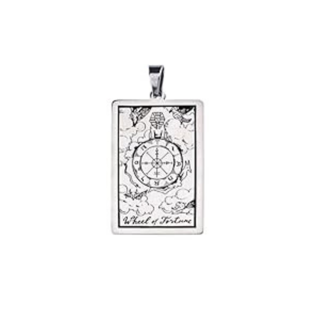 Tarot Card Necklaces - Silver Colored HD