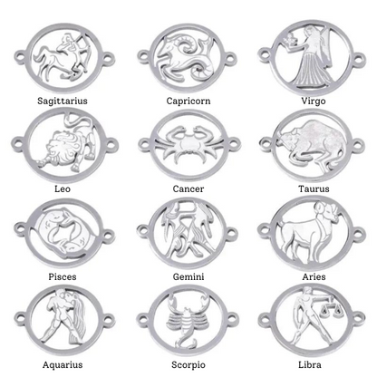 Zodiac Chain Bracelet Astrology Sign Options