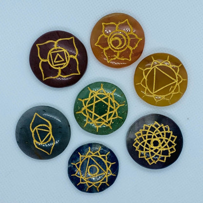 Metaphysical Gift Box Chakra Palm Stone